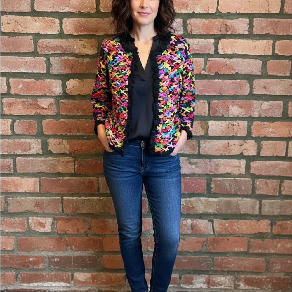 Michael Simon Multicolor Knit Sweater